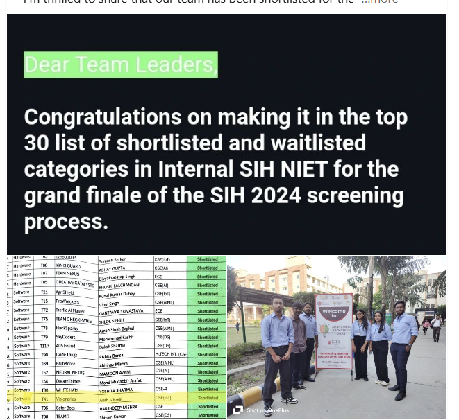 Smart India Hackathon 2024